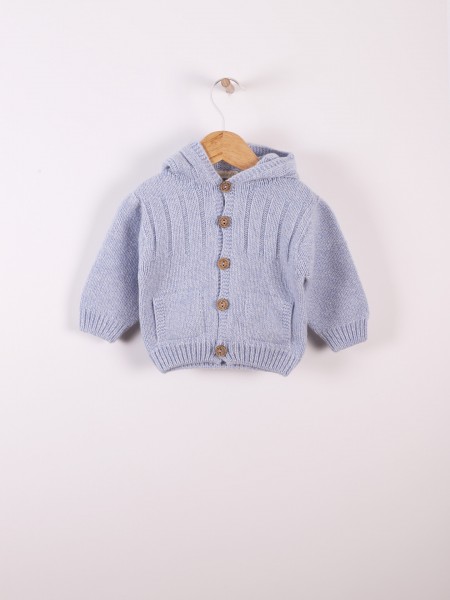 Hooded cardigan