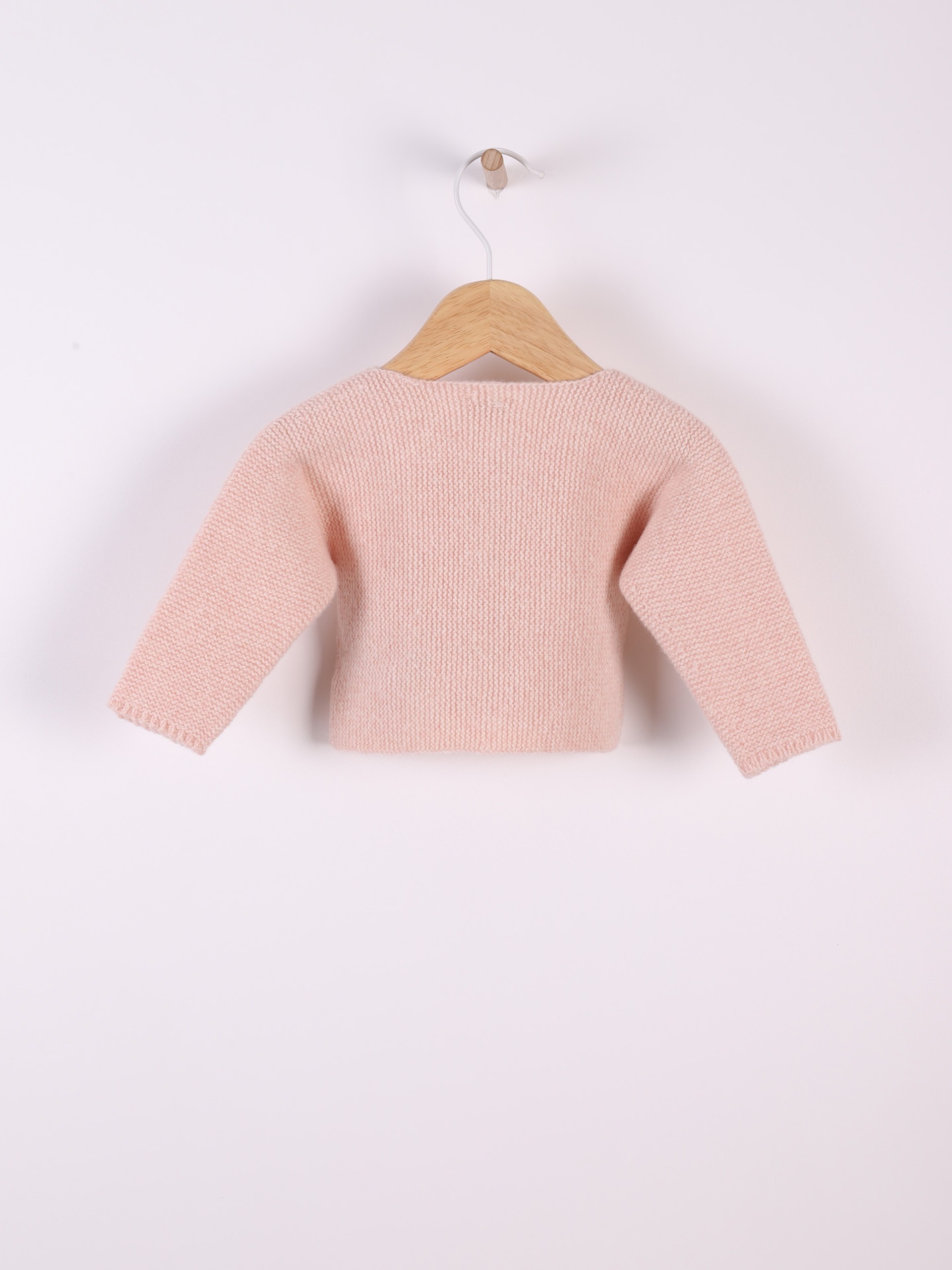 Knitted wool cardigan