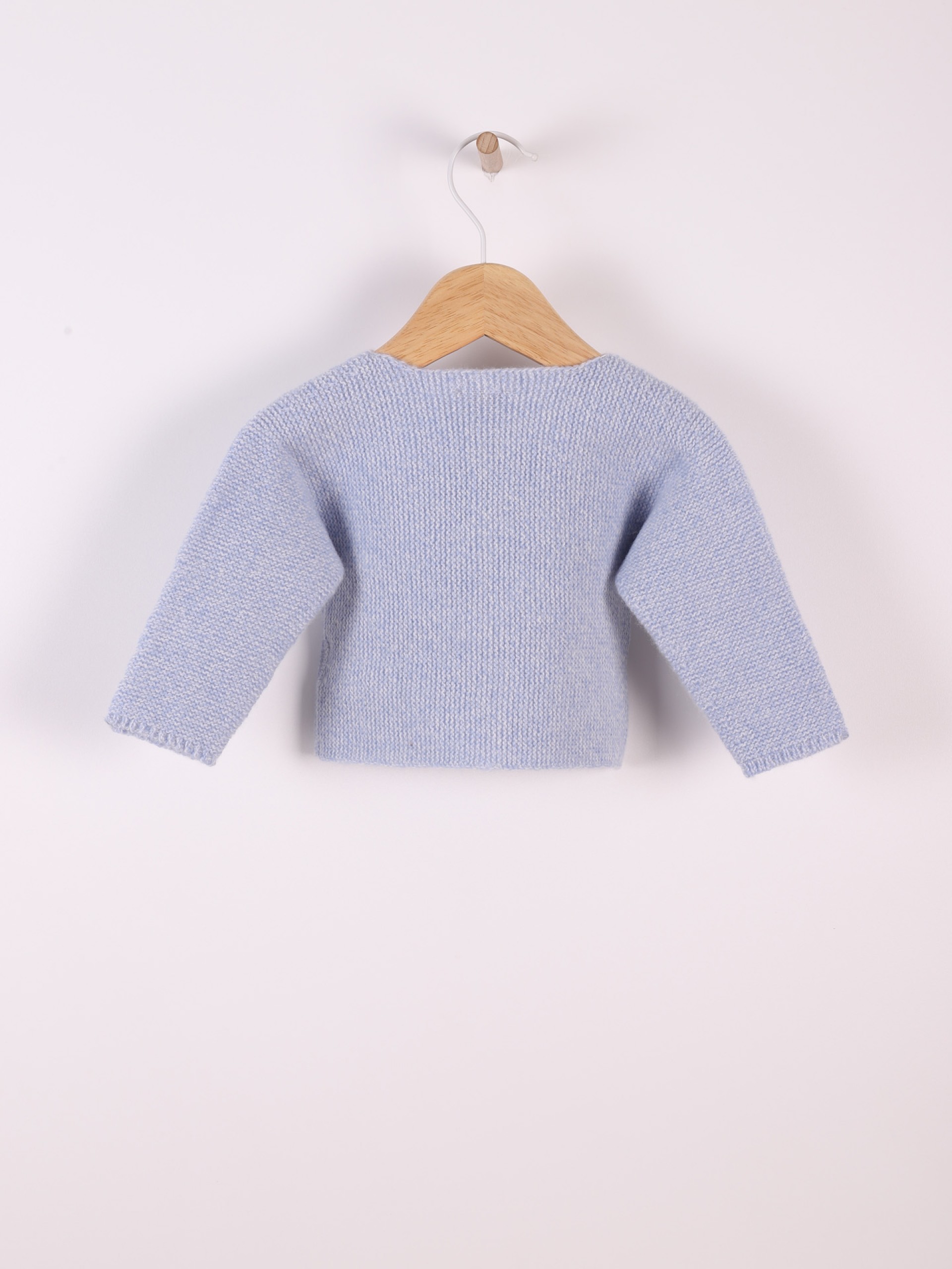 Knitted wool cardigan