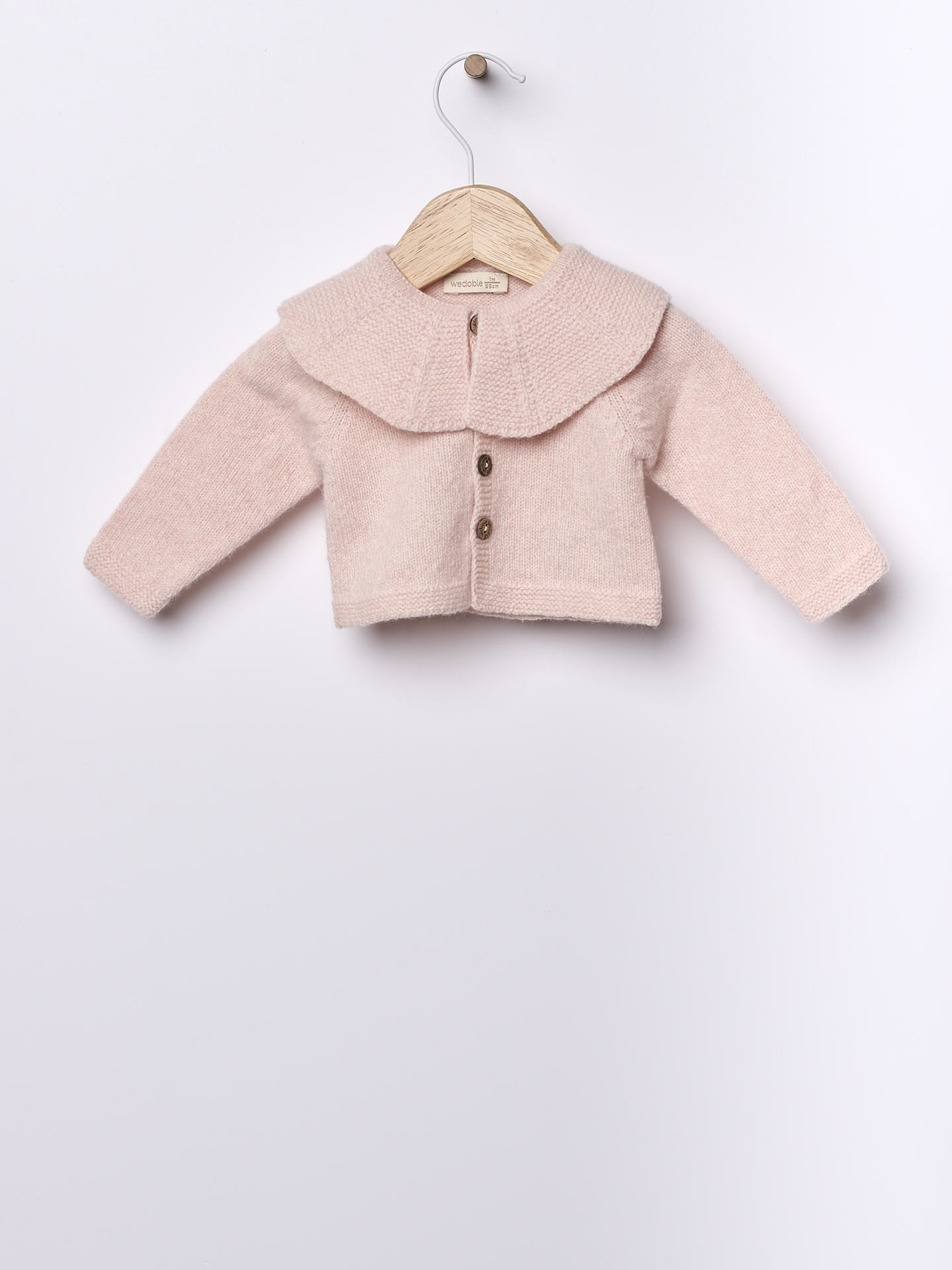 Knitted wool cardigan