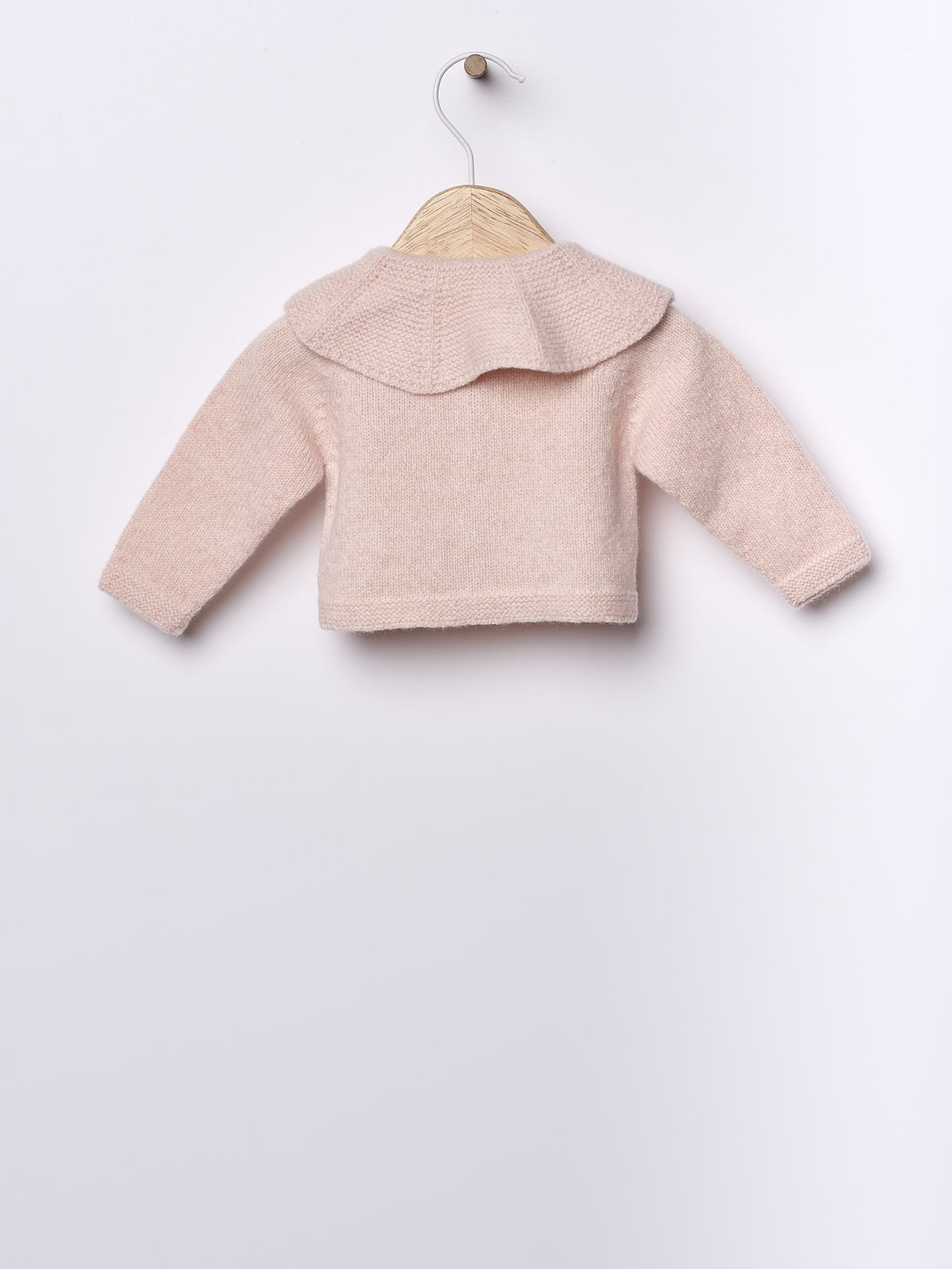 Knitted wool cardigan