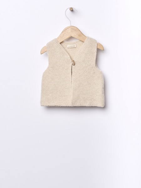 Knitted baby vest