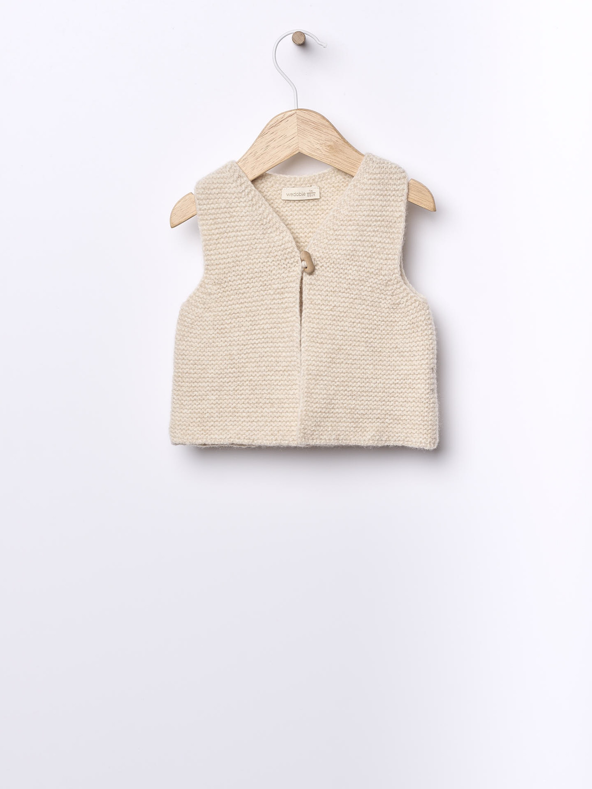 Colete tricotado de l?