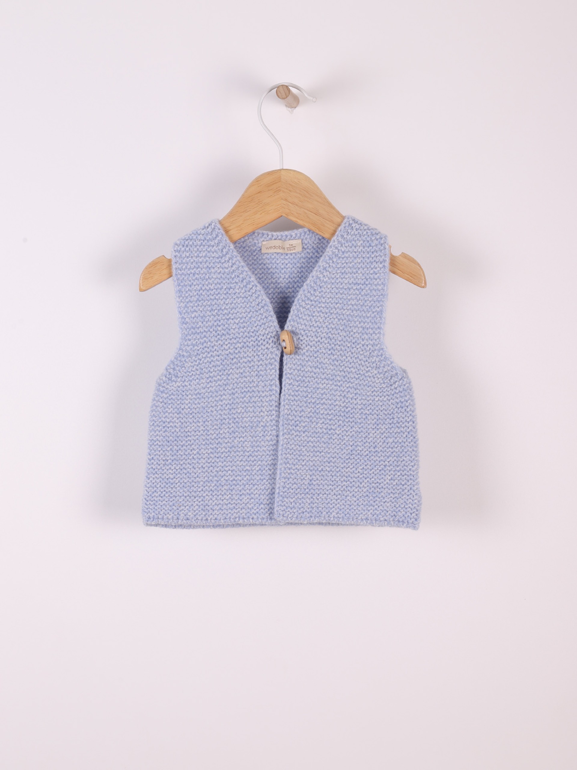 Knitted baby vest