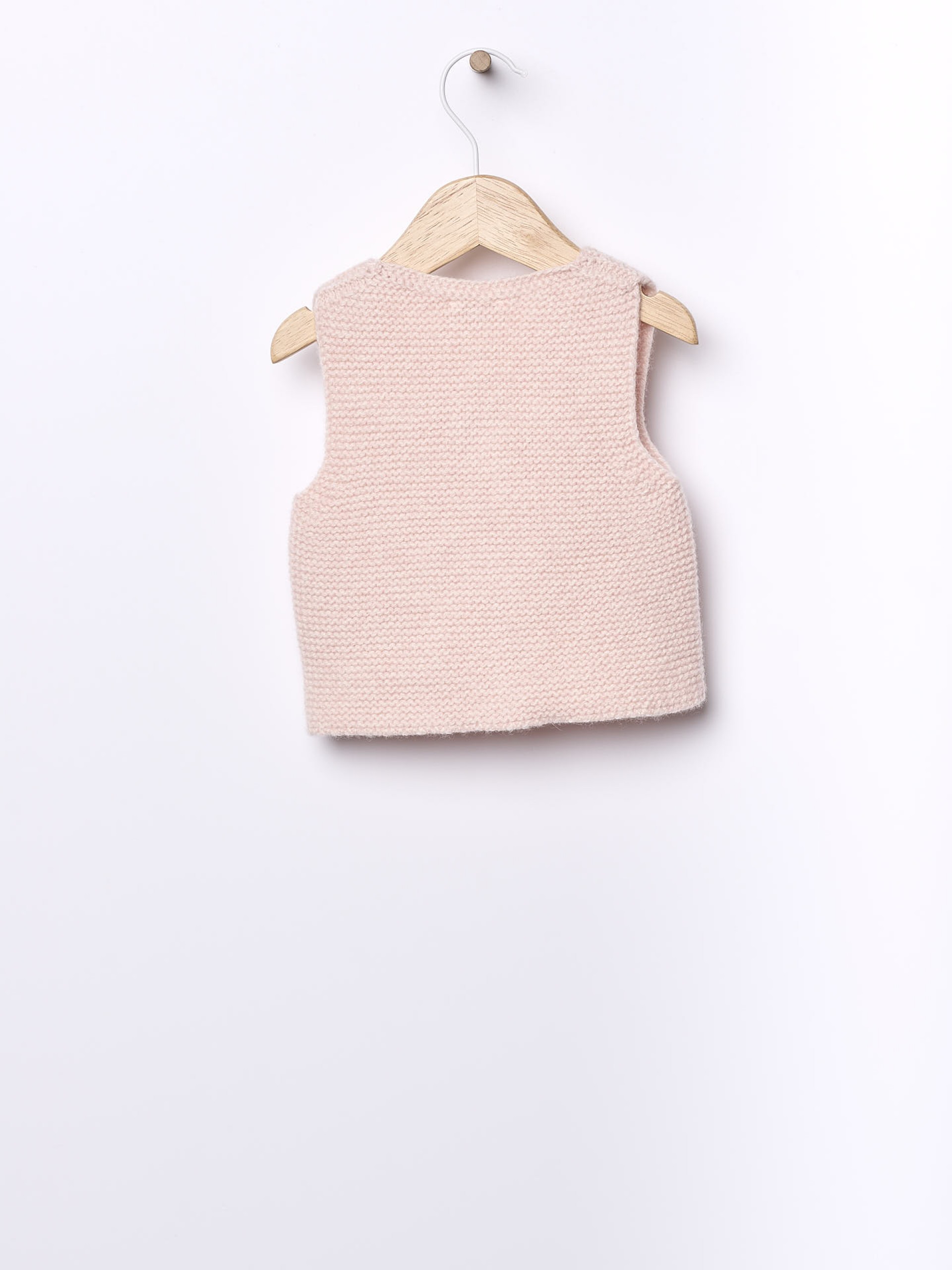 Knitted baby vest