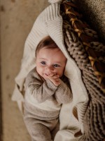 Knitted wool babygrow Knitted wool babygrow