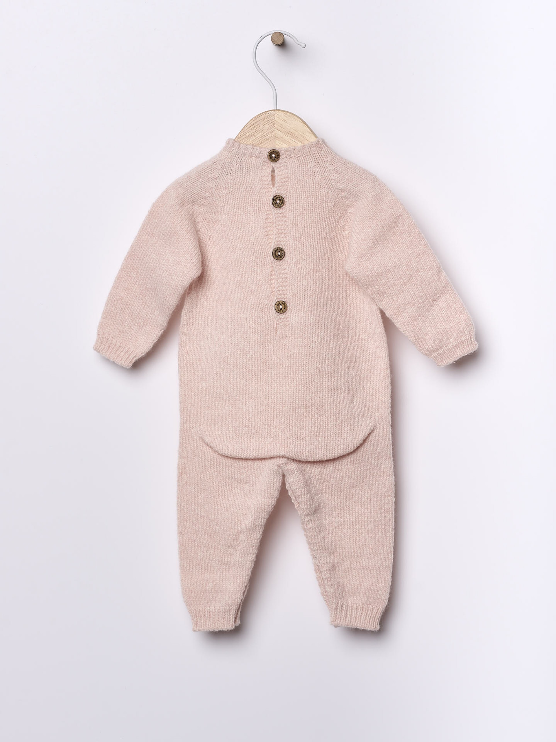 Knitted wool jumpsuit