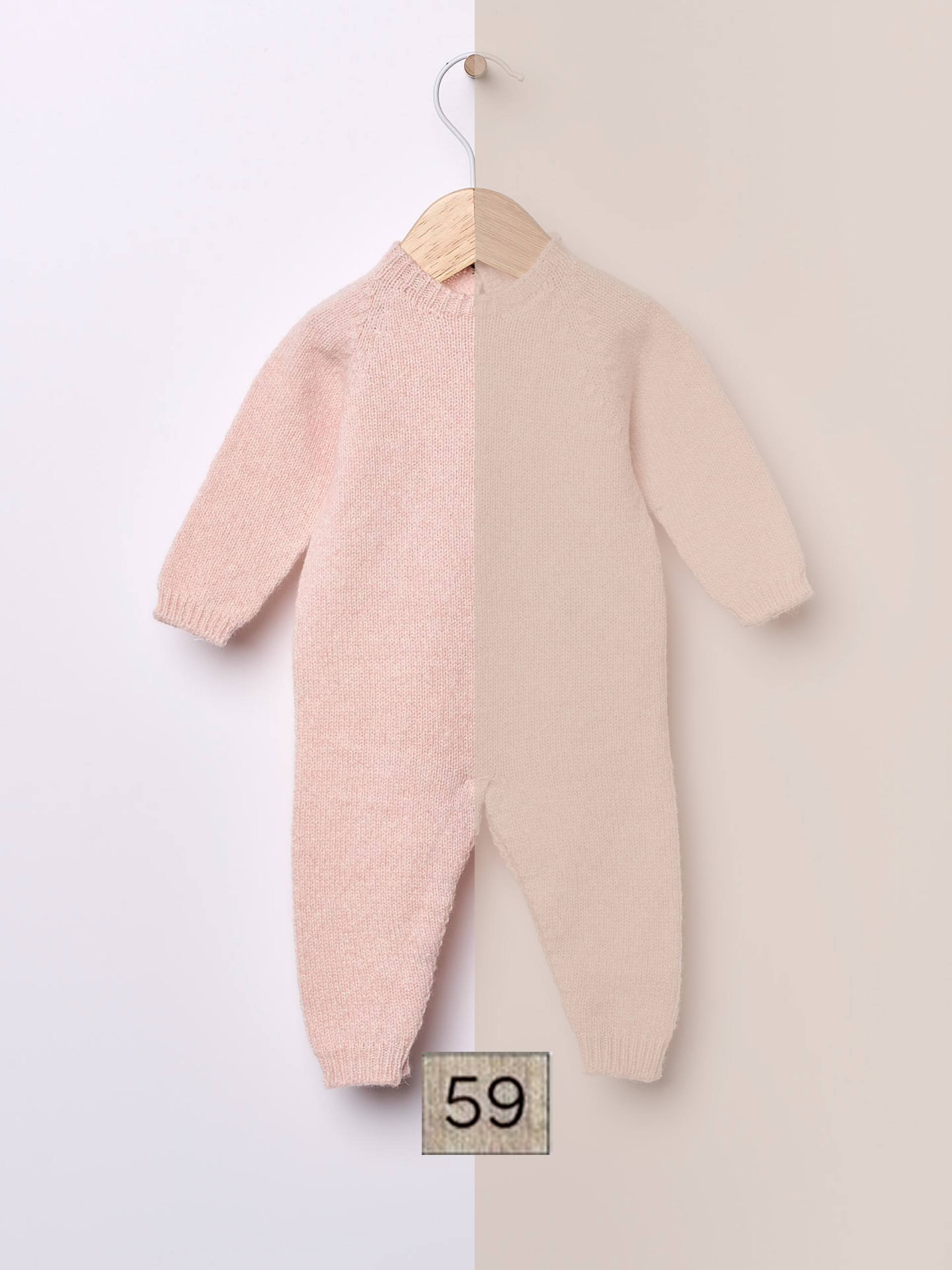 Knitted wool jumpsuit