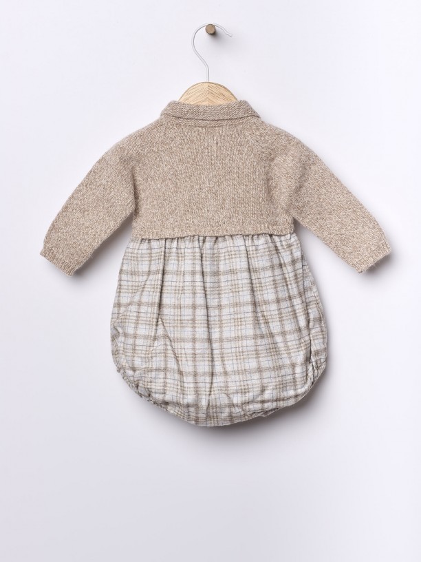 Long-sleeved polo shortie