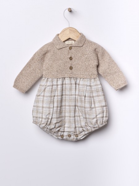 Long-sleeved polo shortie