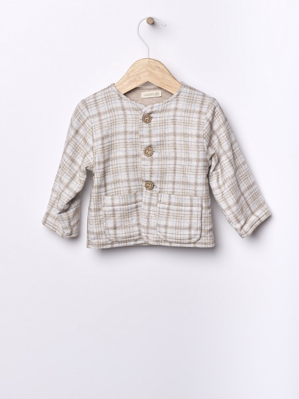 Casaco xadrez tartan Casaco xadrez tartan