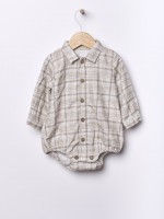 Body camisa xadrez tartan Body camisa xadrez tartan