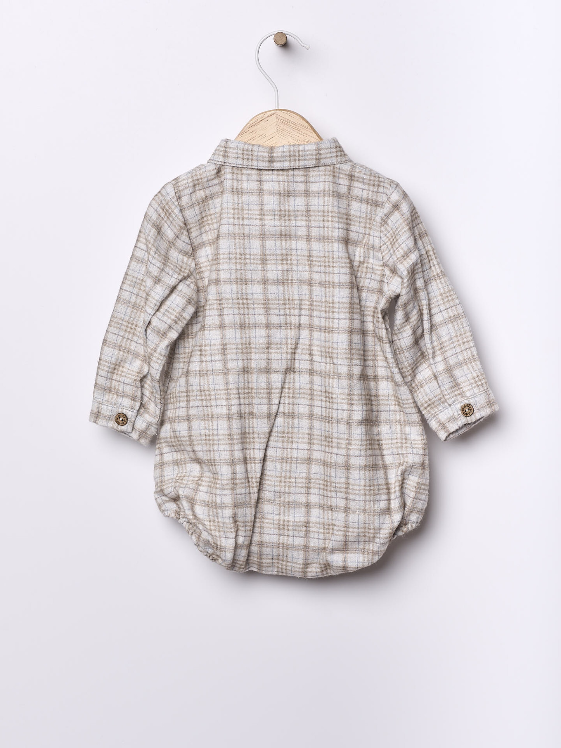 Tartan check bodysuit