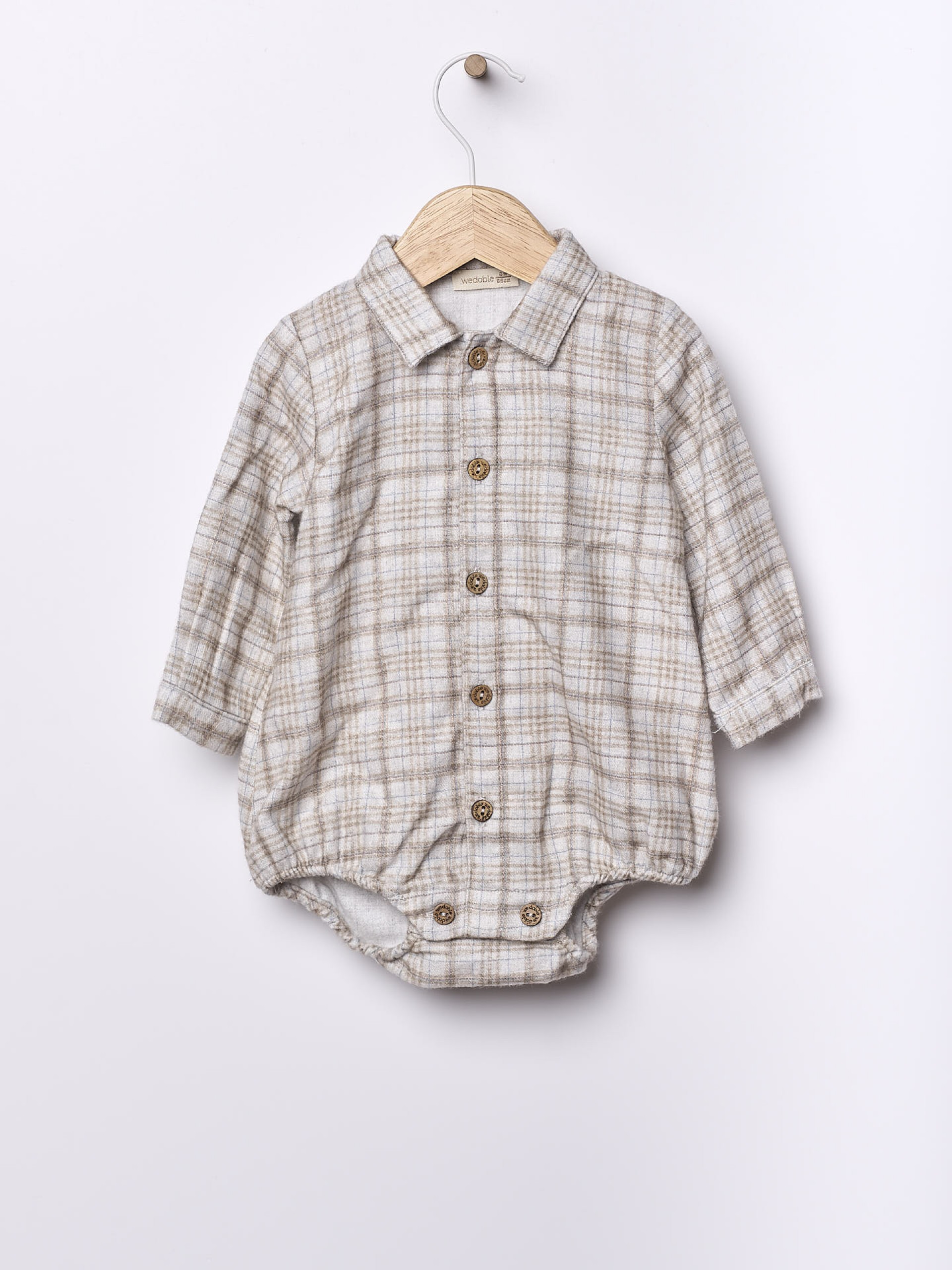 Tartan check bodysuit