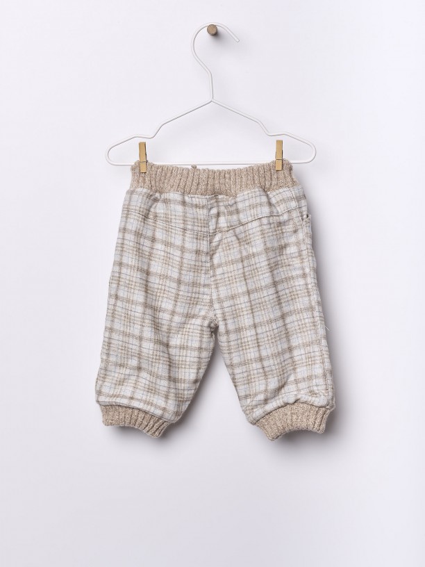 Tartan check trousers Tartan check trousers