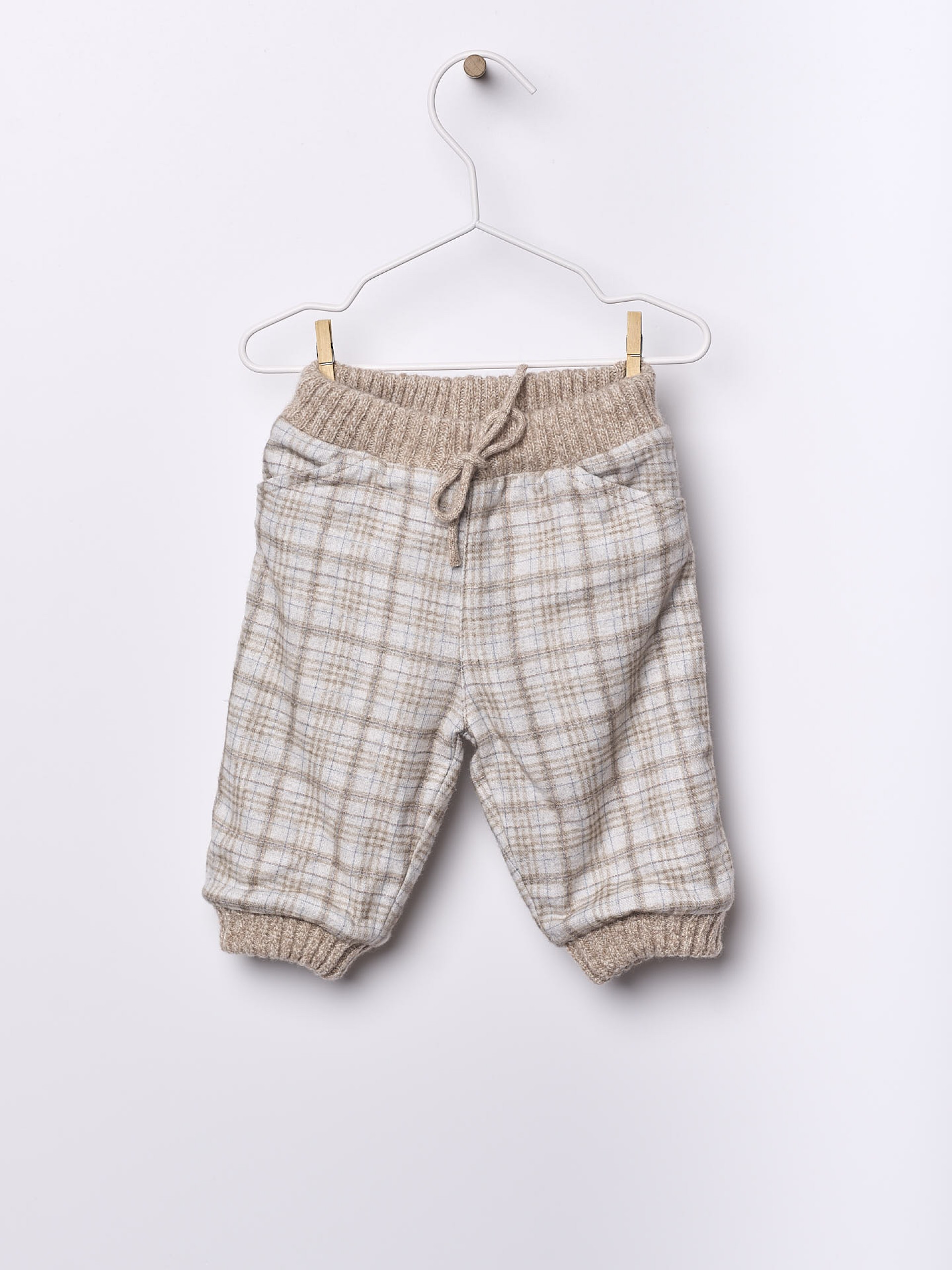 Tartan check trousers