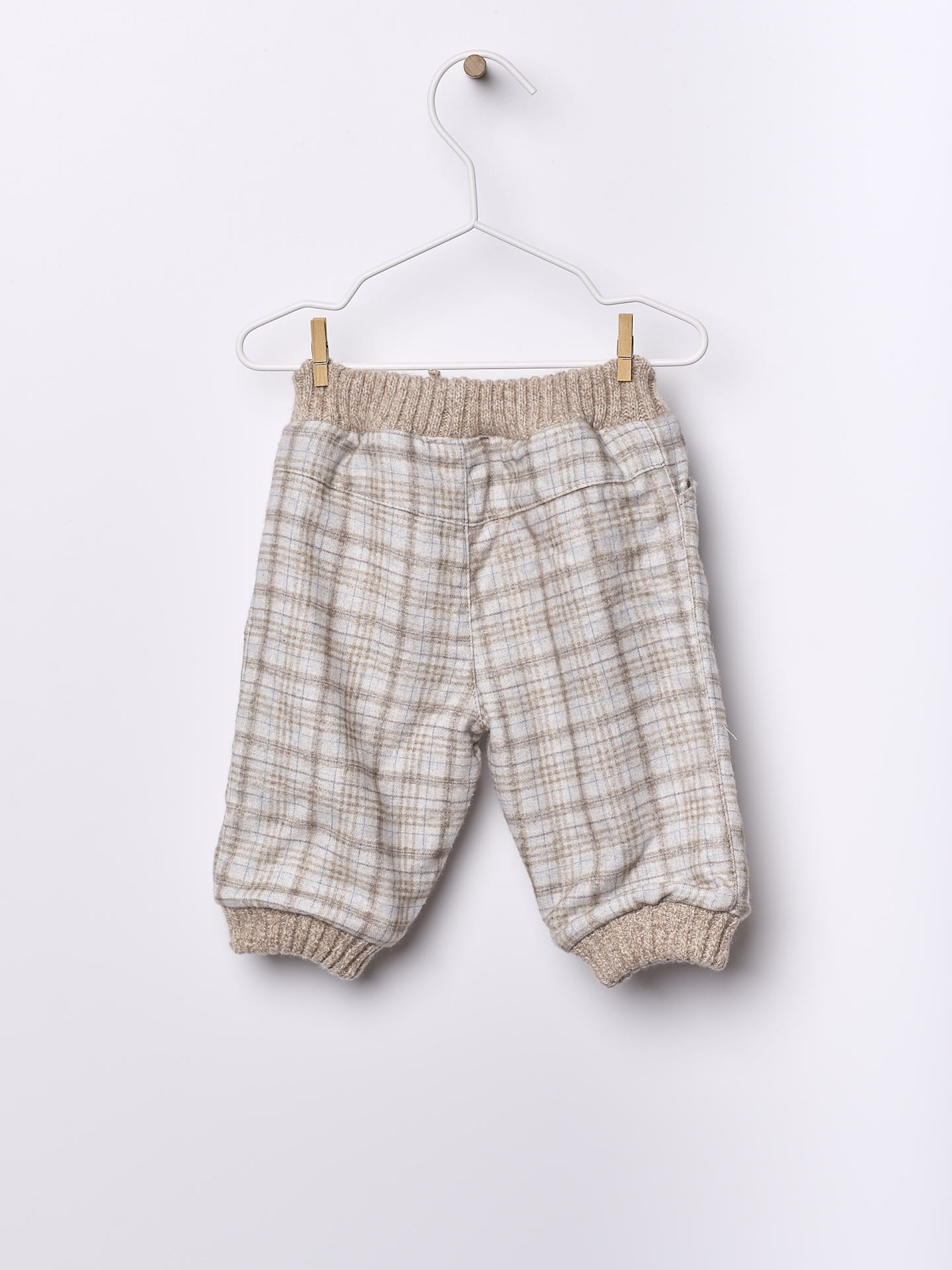 Tartan check trousers