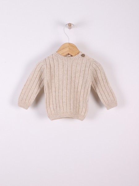 Knitted wool sweater