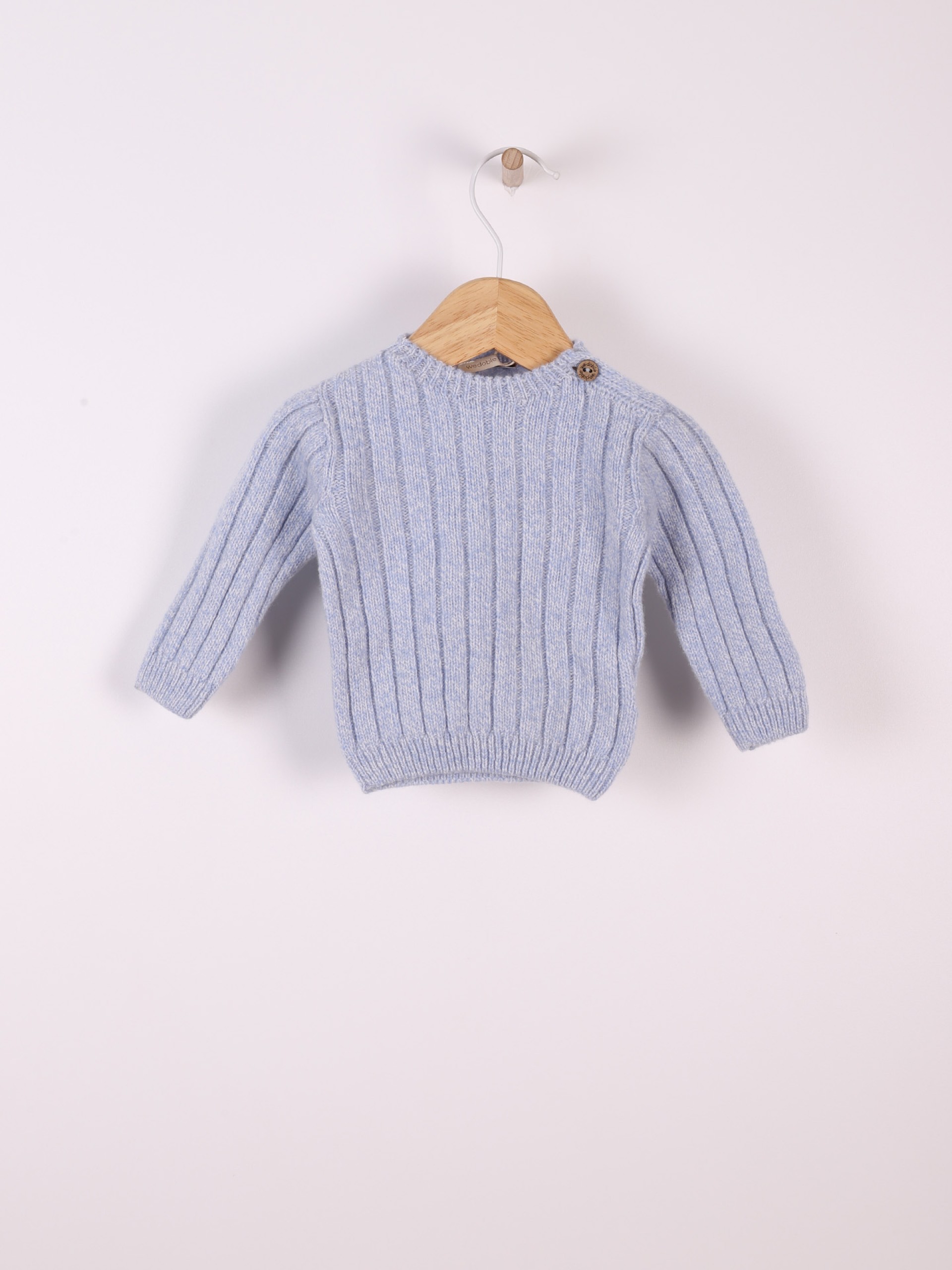 Knitted wool sweater