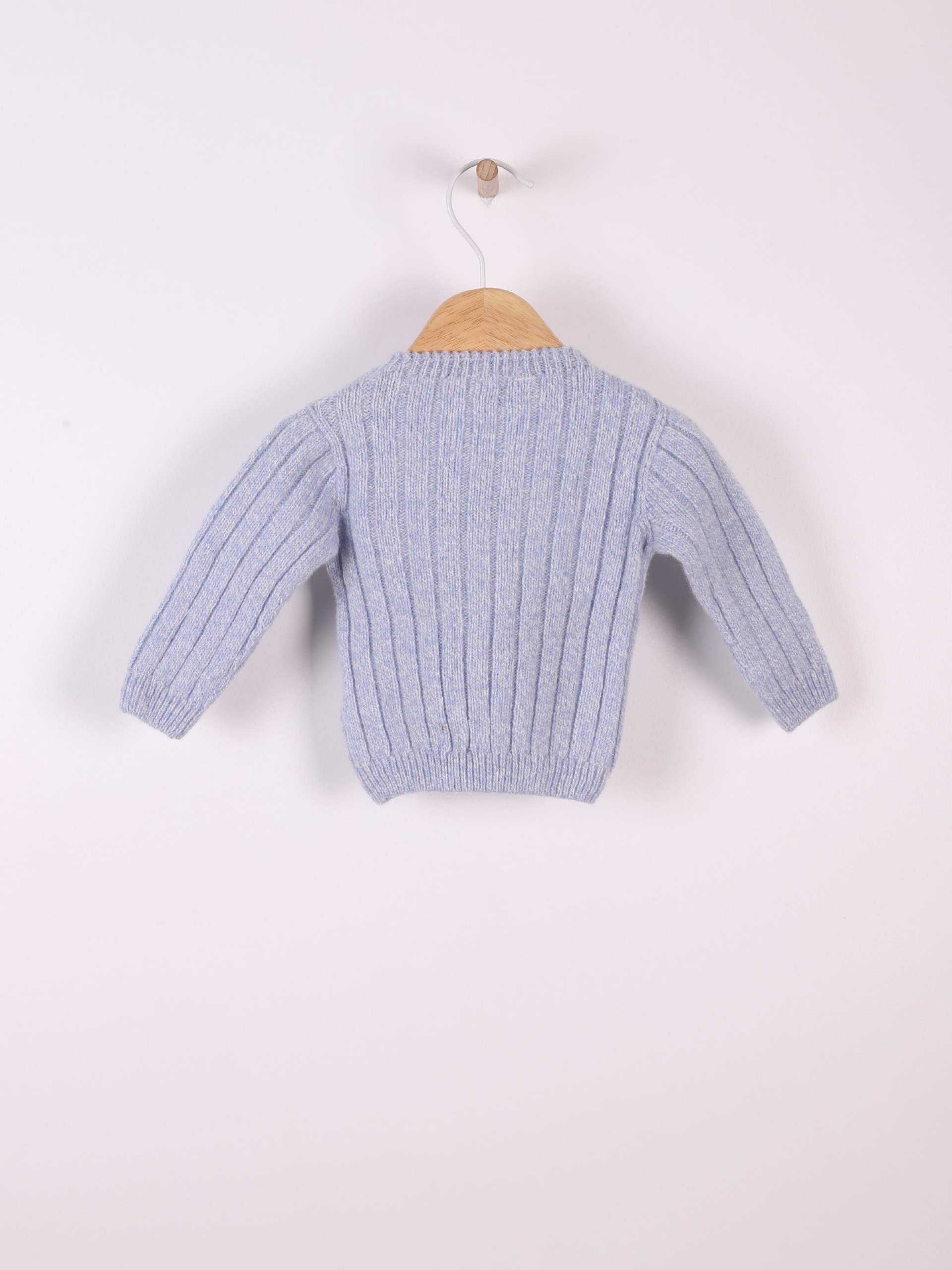 Knitted wool sweater