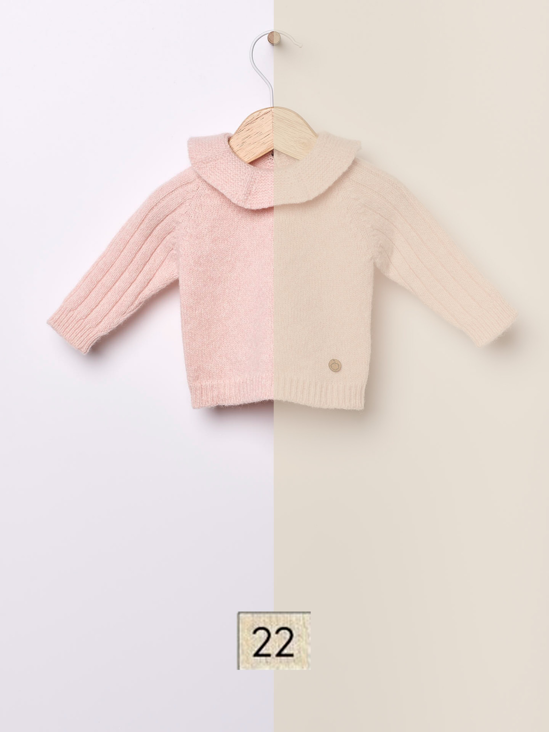 Knitted wool sweater