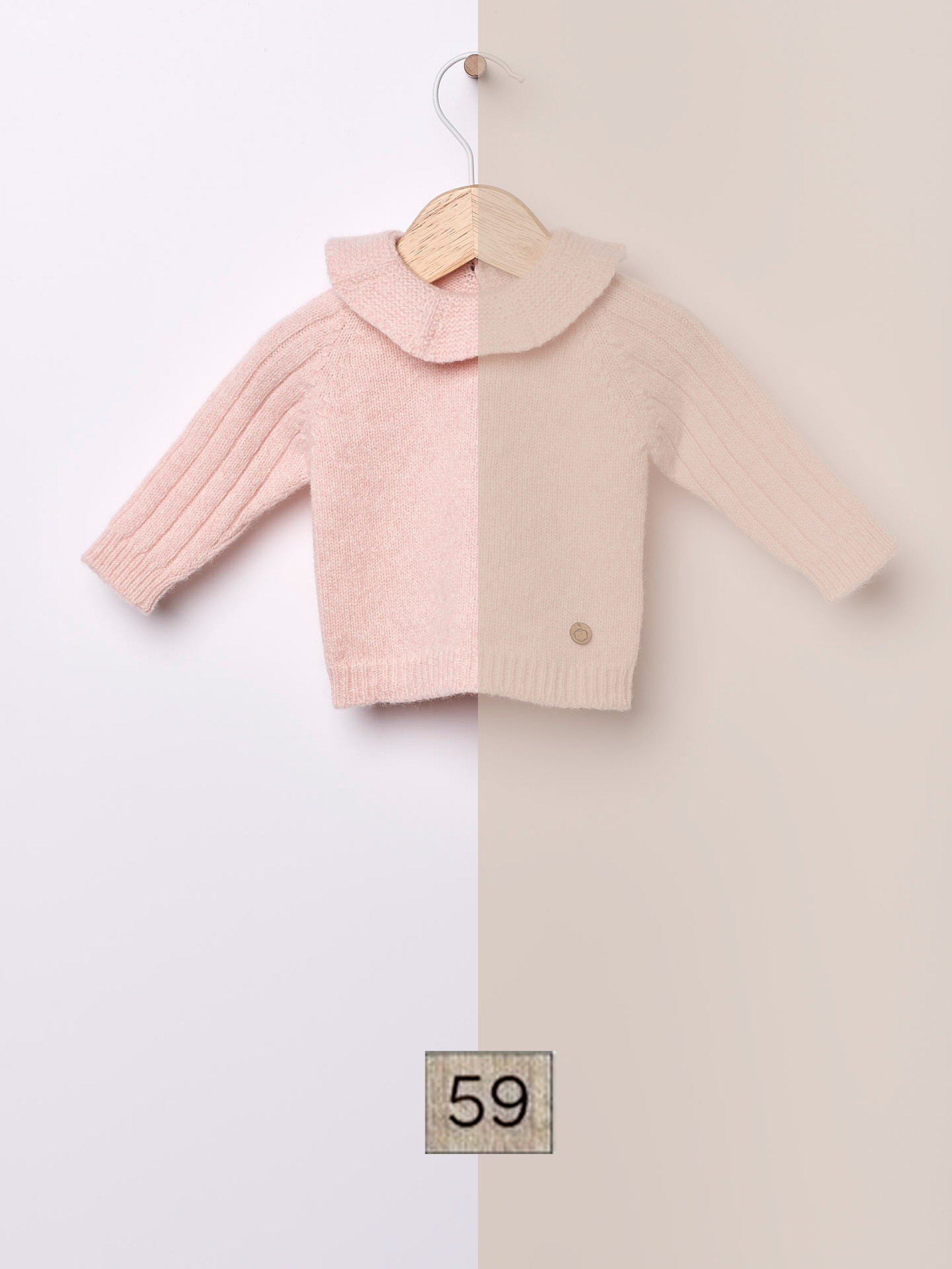 Knitted wool sweater