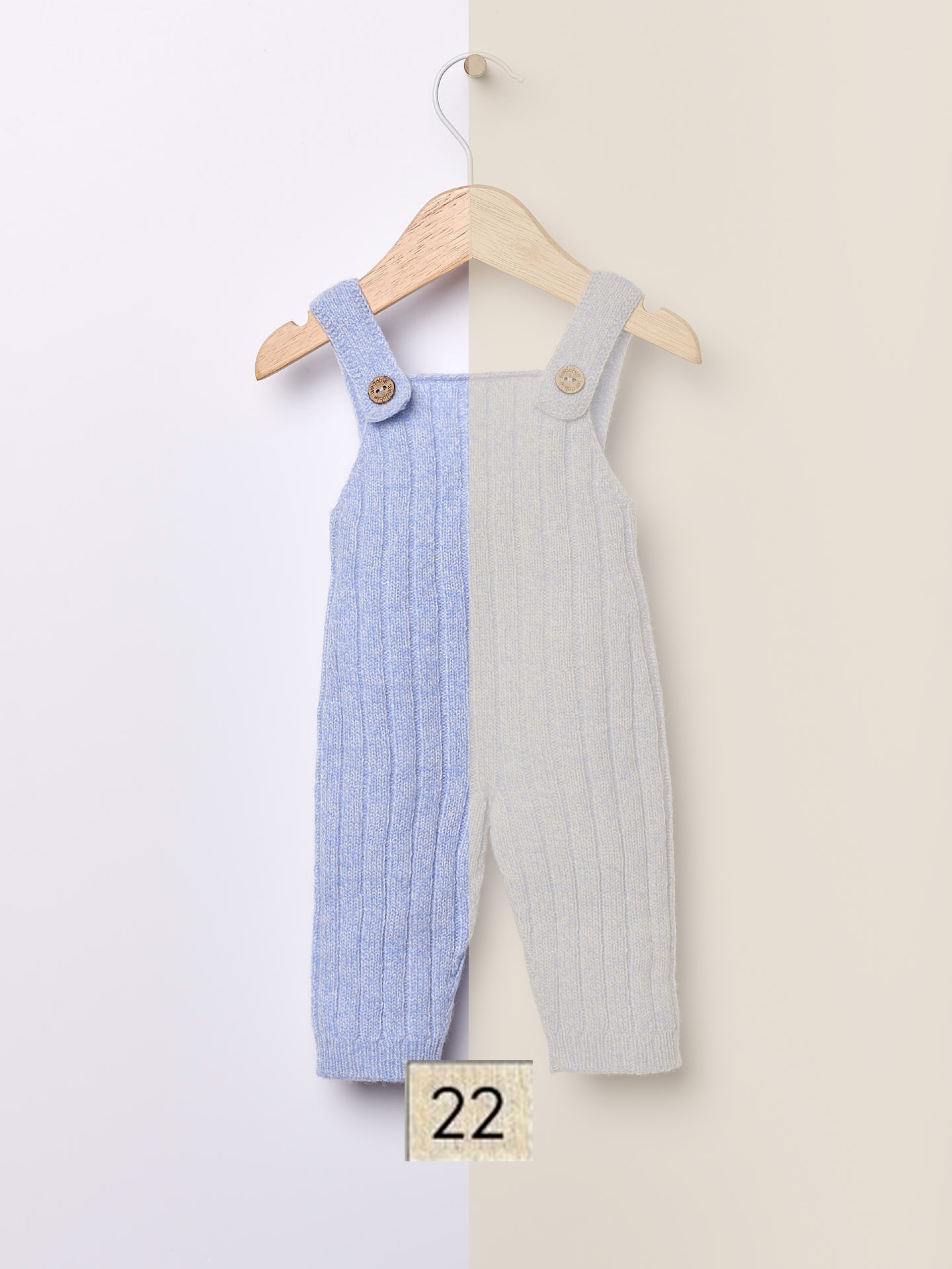 Knitted dungarees