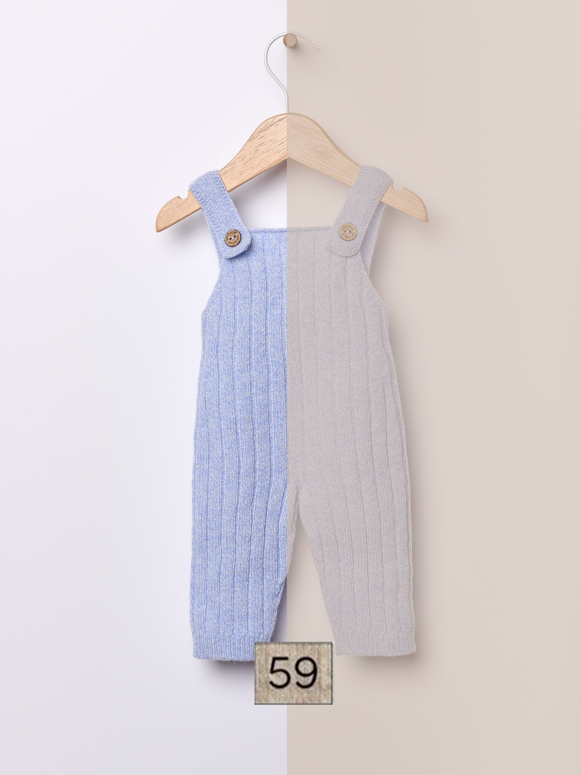 Knitted dungarees