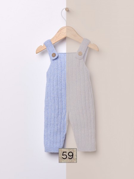 Knitted dungarees