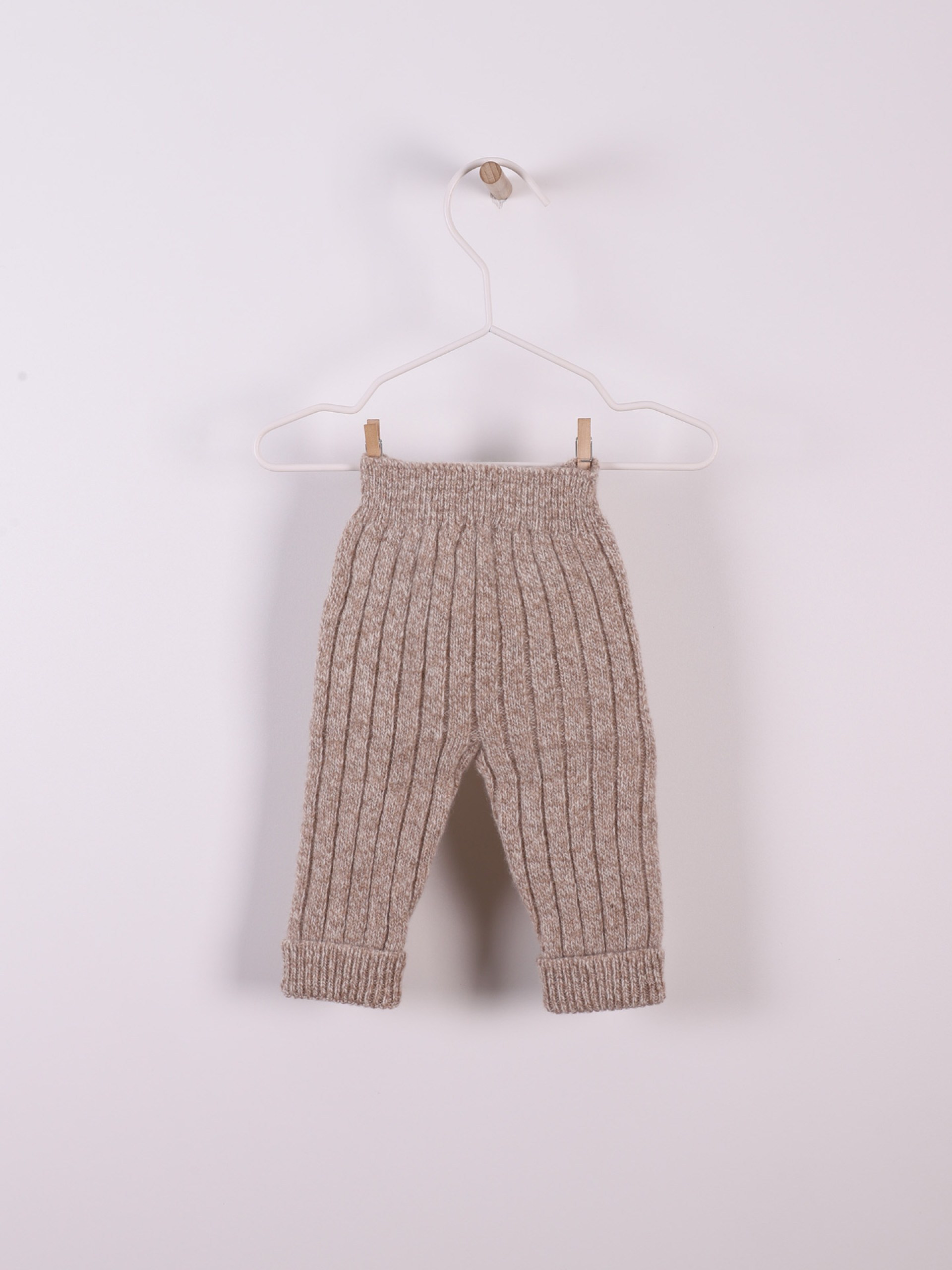 Calças tricotadas lã