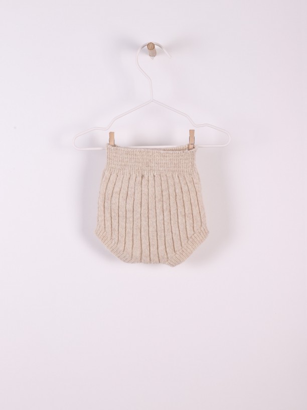 Knitted wool bloomer