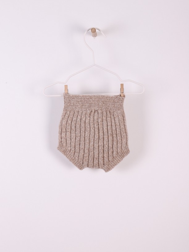 Knitted wool bloomer