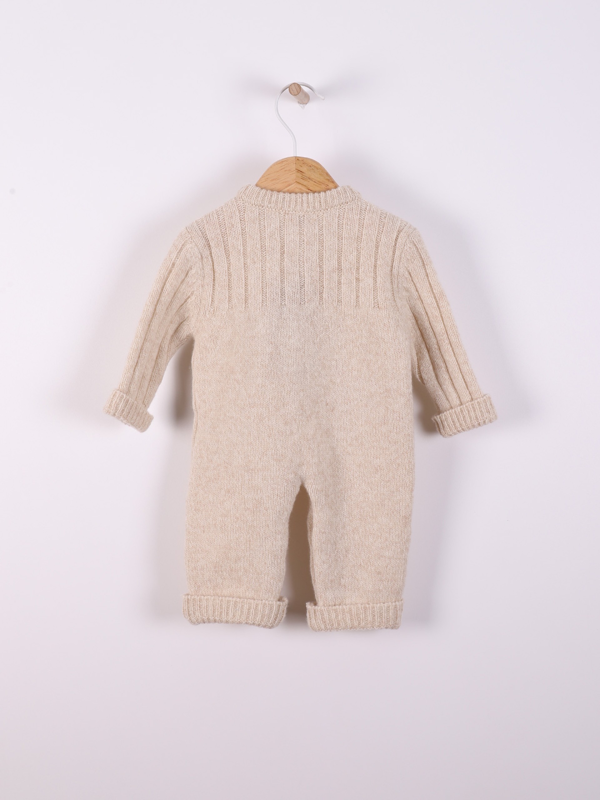 Knitted wool jumpsuit