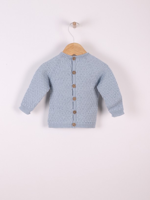 Knitted wool sweater