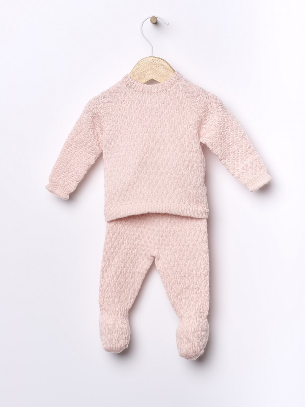 Knitted wool sweater