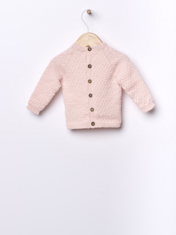 Knitted wool sweater