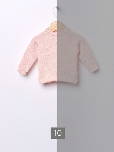 Knitted wool sweater