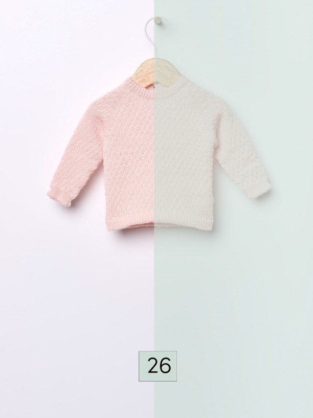 Knitted wool sweater