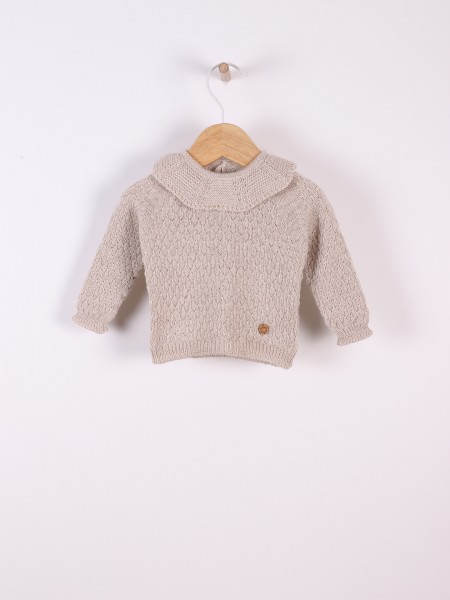 Knitted wool sweater