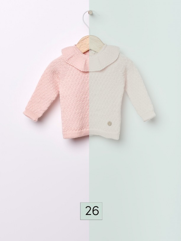 Knitted wool sweater