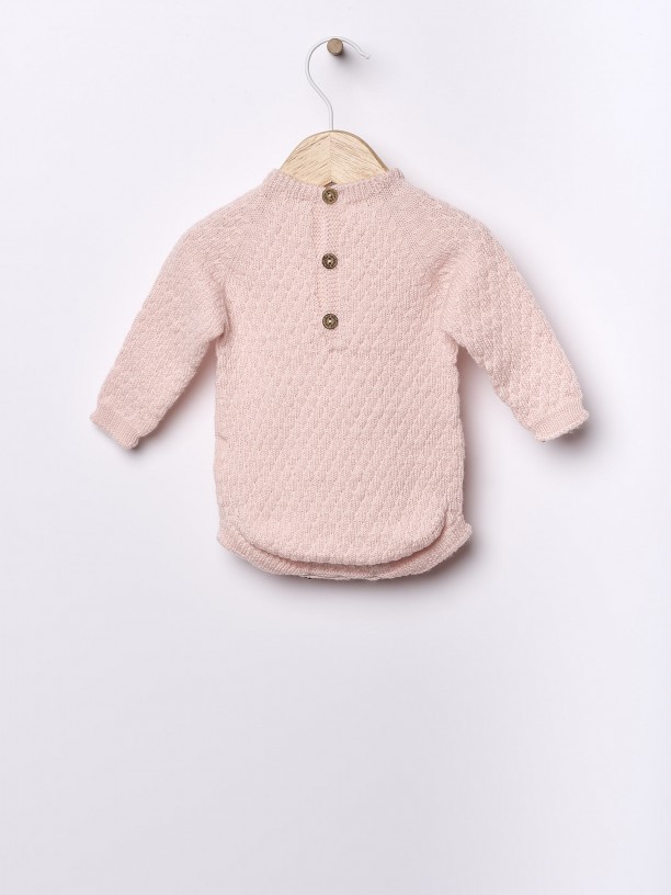 Knitted wool shortie