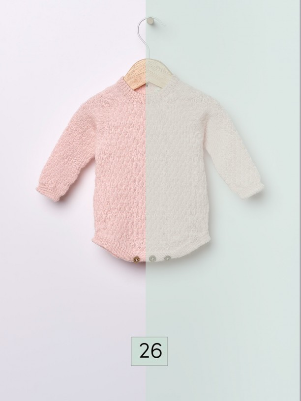 Knitted wool shortie