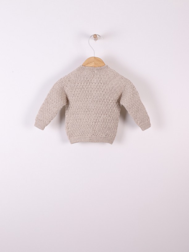 Casaco tricotado l? Casaco tricotado l?