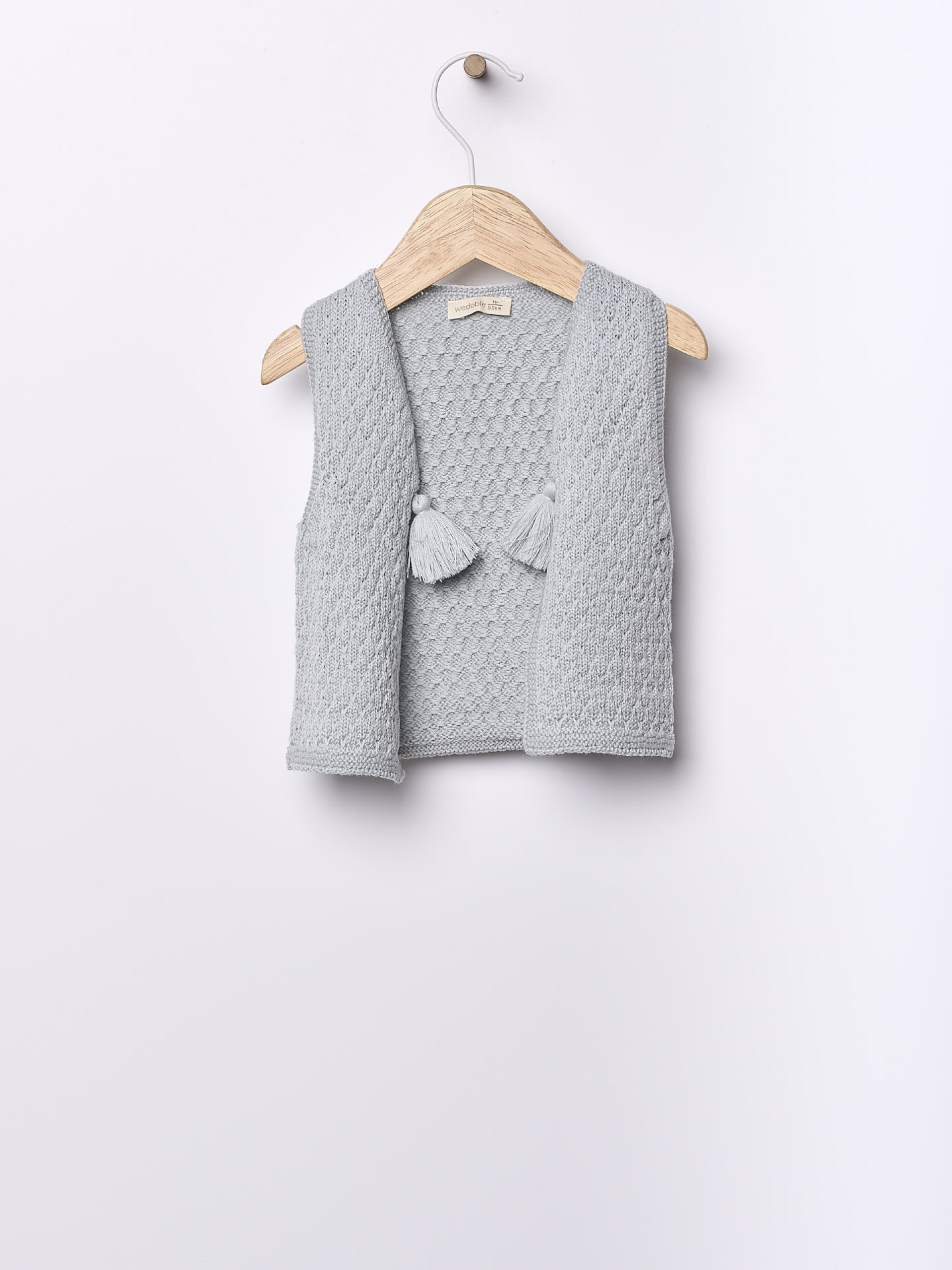 Knitted baby vest