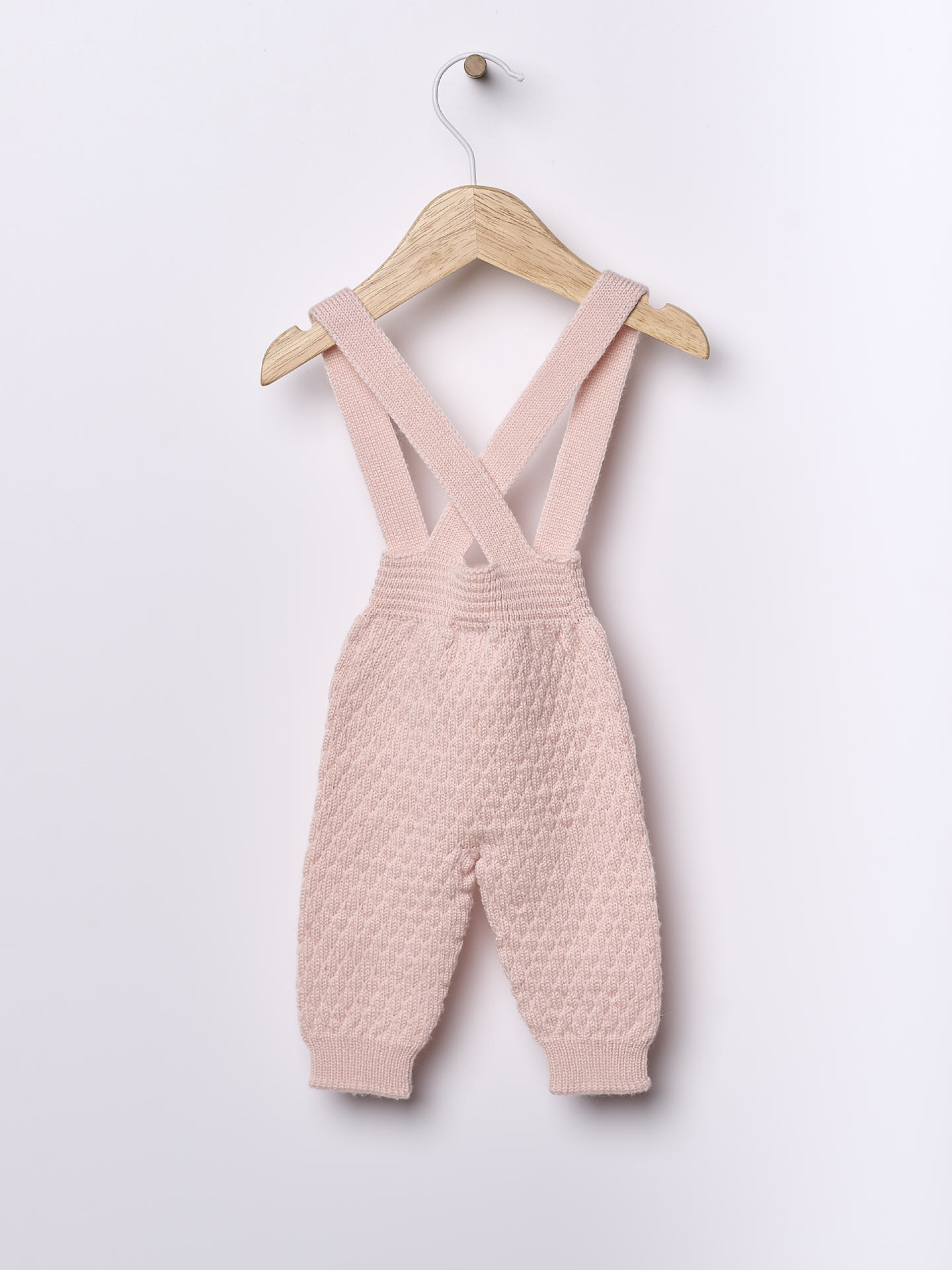 Knitted wool trousers