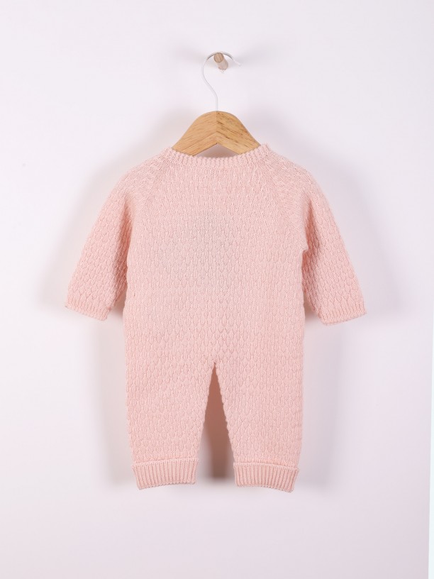 Knitted wool jumpsuit