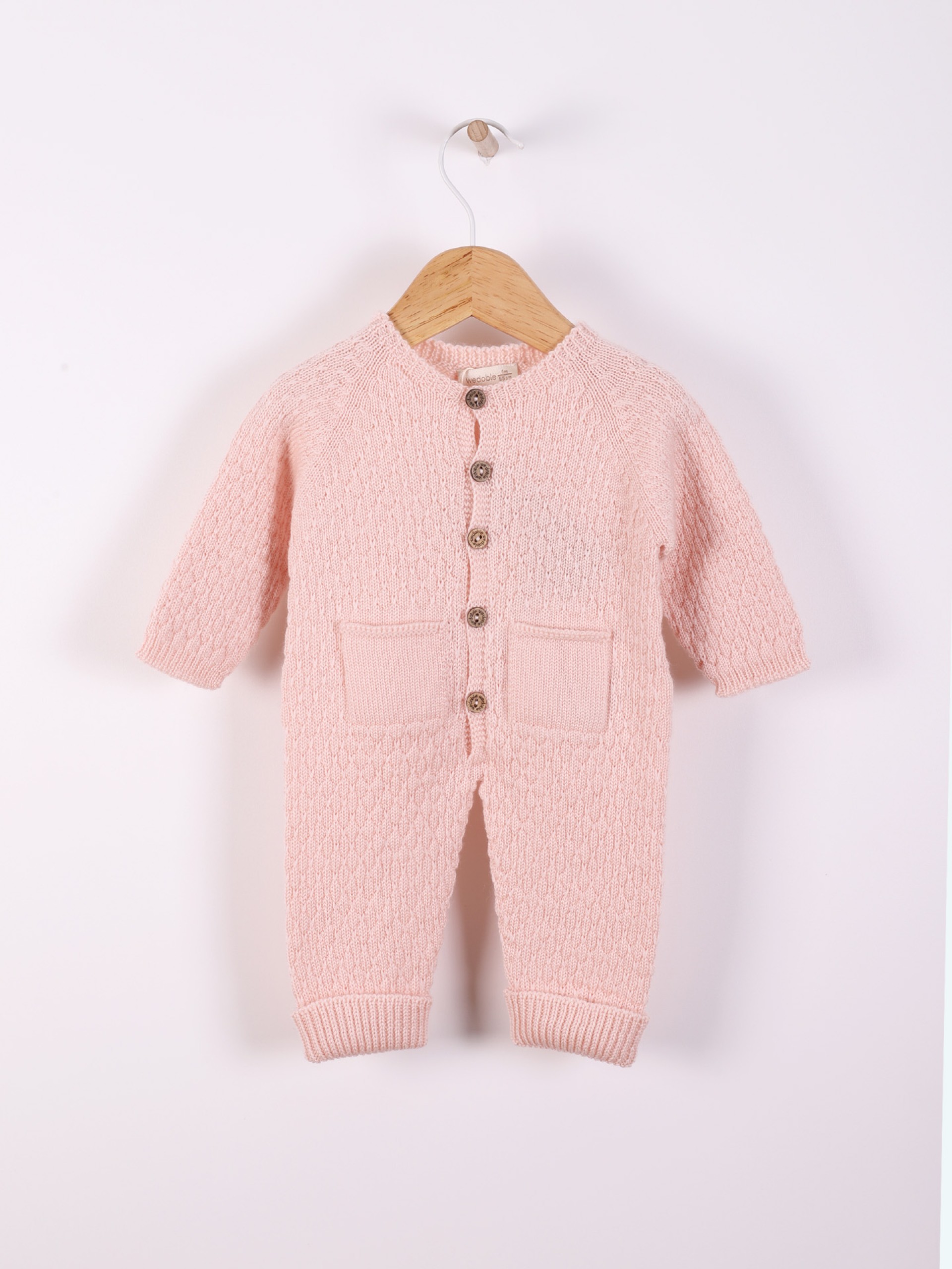 Knitted wool jumpsuit