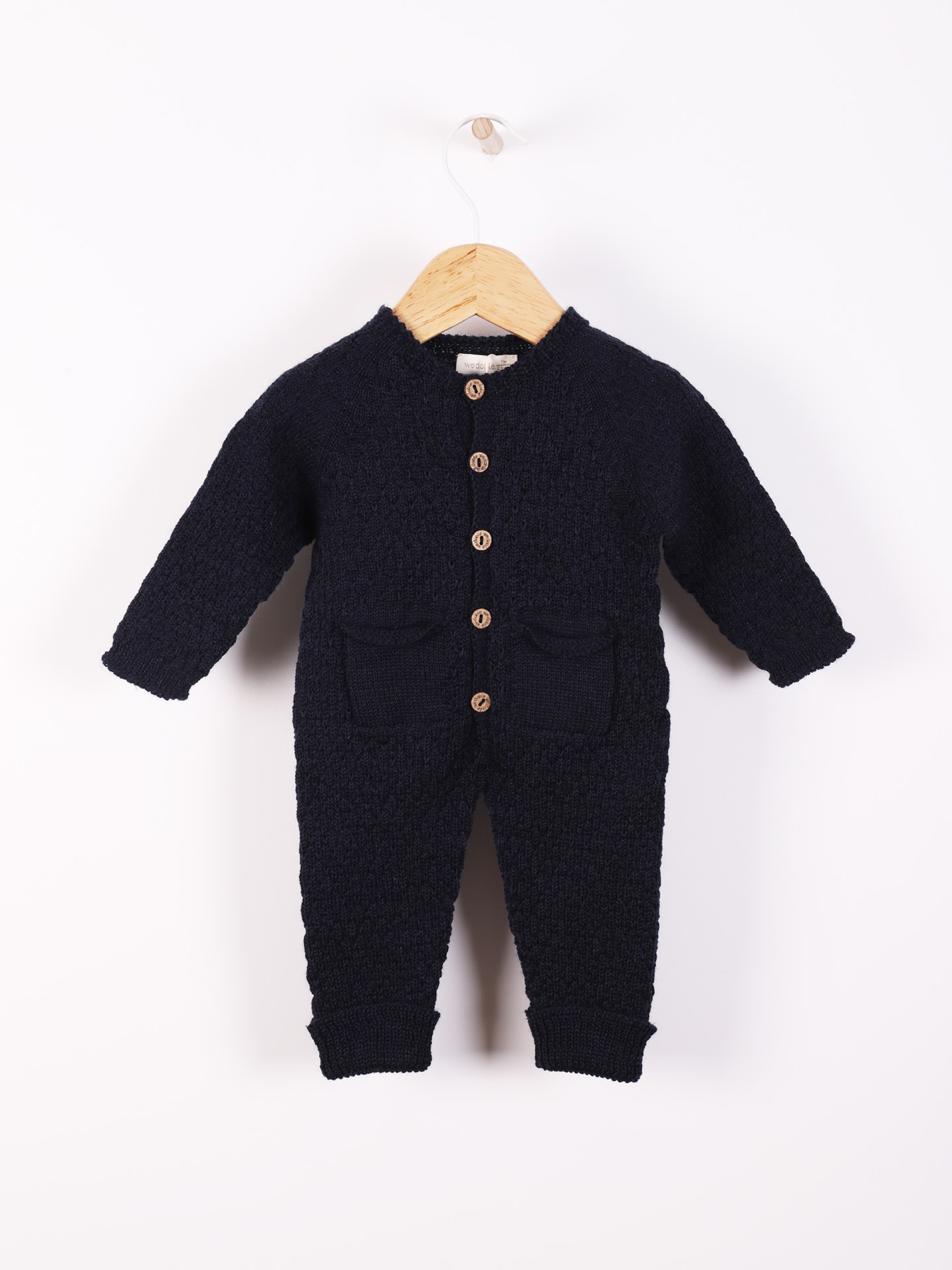 Knitted wool jumpsuit