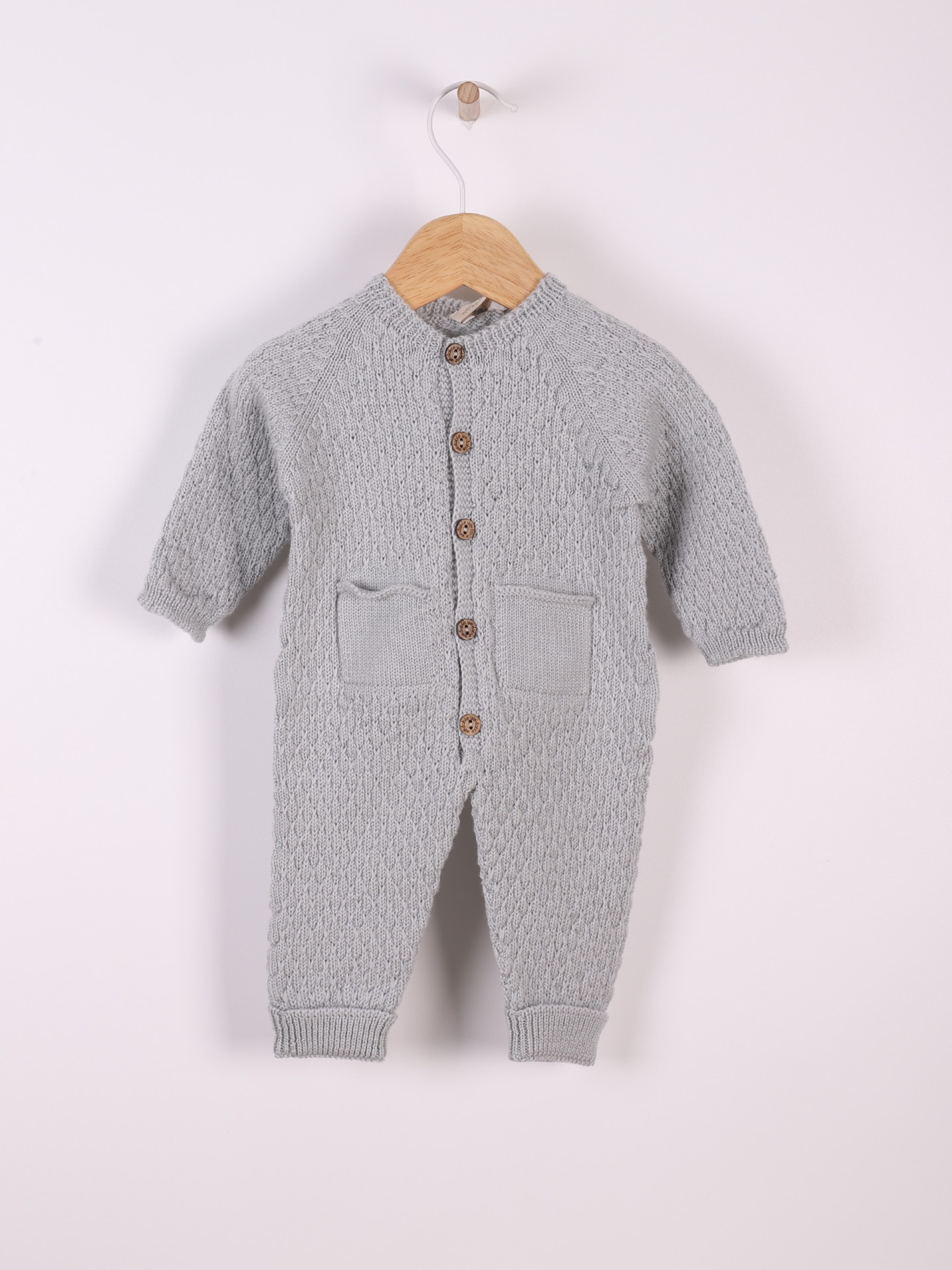 Knitted wool jumpsuit