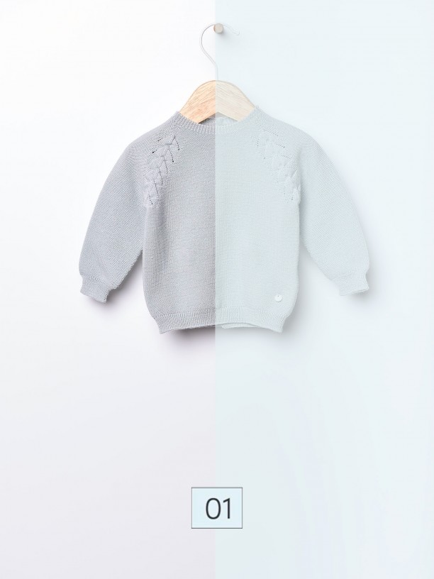 Camisola tricotada l?